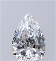 Diamante Natural 0.50 quilates, De pera , Color D, claridad VS1 y certificado GIA