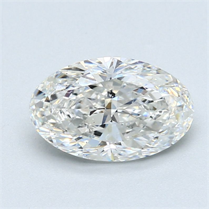 Picture of Natural Diamond 2.01 Carats, Oval with  Cut, G Color, SI1 Clarity and Certified by GIA