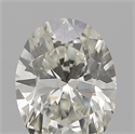 Natural Diamond 0.19 Carats, Oval with  Cut, I Color, VVS2 Clarity and Certified by IGI