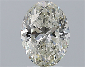 Foto Diamante Natural 2.51 quilates, Ovalado , Color I, claridad SI2 y certificado GIA de