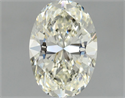 Natural Diamond 1.00 Carats, Oval with  Cut, I Color, VVS1 Clarity and Certified by IGI