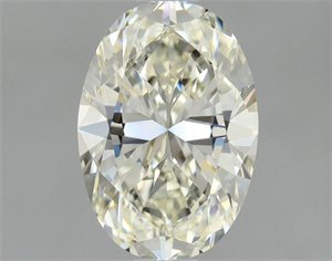 Picture of Natural Diamond 1.00 Carats, Oval with  Cut, I Color, VVS1 Clarity and Certified by IGI