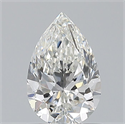 Natural Diamond 0.70 Carats, Pear with  Cut, G Color, VS1 Clarity and Certified by GIA
