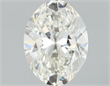 Natural Diamond 0.71 Carats, Oval with  Cut, I Color, VS2 Clarity and Certified by GIA