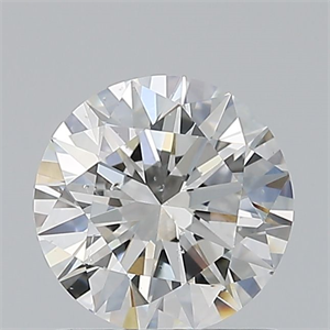 Picture of Natural Diamond 0.80 Carats, Round with Excellent Cut, H Color, SI2 Clarity and Certified by GIA