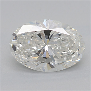 Picture of Natural Diamond 1.52 Carats, Oval with  Cut, G Color, I1 Clarity and Certified by GIA
