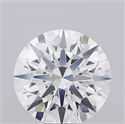Del inventario de diamantes de laboratorio, 8.09 quilates, Redondo , Color F, claridad VVS2 y certificado IGI
