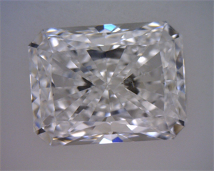 Picture of Natural Diamond 2.01 Carats, Radiant with  Cut, E Color, VS2 Clarity and Certified by GIA