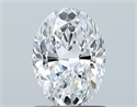 Natural Diamond 1.01 Carats, Oval with  Cut, D Color, VS1 Clarity and Certified by GIA