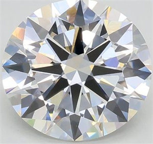 Picture of Lab Grown Diamond 2.05 Carats, Round with Excellent Cut, F Color, VVS2 Clarity and Certified by GIA