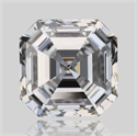 Natural Diamond 1.04 Carats, Asscher with  Cut, F Color, VVS2 Clarity and Certified by GIA