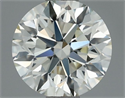 Diamante Natural 0.71 quilates, Redondo , Color J, claridad VVS1 y certificado IGI