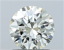 Diamante Natural 1.00 quilates, Redondo , Color L, claridad VVS2 y certificado GIA