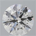 Lab Grown Diamond 3.57 Carats, Round with Ideal Cut, F Color, VS1 Clarity and Certified by IGI