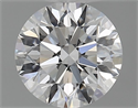 Natural Diamond 0.70 Carats, Round with Excellent Cut, D Color, VVS1 Clarity and Certified by GIA