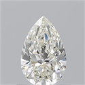 Natural Diamond 0.70 Carats, Pear with  Cut, J Color, VS1 Clarity and Certified by GIA