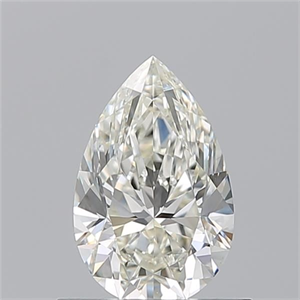Picture of Natural Diamond 0.70 Carats, Pear with  Cut, J Color, VS1 Clarity and Certified by GIA