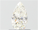 Natural Diamond 0.46 Carats, Pear with  Cut, G Color, VVS2 Clarity and Certified by GIA