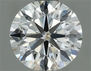 Picture of Natural Diamond 0.70 Carats, Round with Excellent Cut, J Color, VVS2 Clarity and Certified by IGI