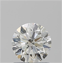 Natural Diamond 0.96 Carats, Round with Excellent Cut, J Color, SI1 Clarity and Certified by GIA