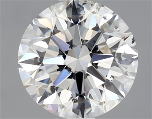 Picture of Natural Diamond 1.01 Carats, Round with Excellent Cut, E Color, SI1 Clarity and Certified by GIA