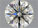 Natural Diamond 0.70 Carats, Round with Very Good Cut, K Color, VVS1 Clarity and Certified by GIA