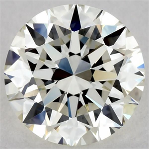 Picture of Natural Diamond 0.70 Carats, Round with Excellent Cut, K Color, IF Clarity and Certified by GIA