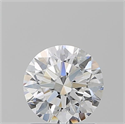 Natural Diamond 1.29 Carats, Round with Excellent Cut, D Color, FL Clarity and Certified by GIA