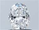 Diamante Natural 0.70 quilates, Ovalado , Color D, claridad VVS1 y certificado GIA