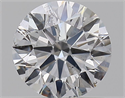 Natural Diamond 0.70 Carats, Round with Excellent Cut, D Color, SI2 Clarity and Certified by GIA