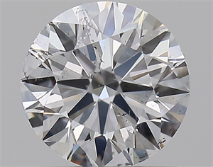 Picture of Natural Diamond 0.70 Carats, Round with Excellent Cut, D Color, SI2 Clarity and Certified by GIA