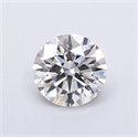Lab Grown Diamond 1.05 Carats, Round with Excellent Cut, E Color, VS1 Clarity and Certified by IGI