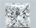 Natural Diamond 1.00 Carats, Princess with  Cut, G Color, VS2 Clarity and Certified by GIA