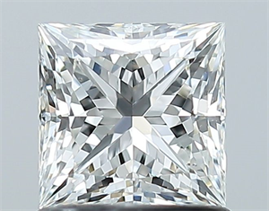 Picture of Natural Diamond 1.00 Carats, Princess with  Cut, G Color, VS2 Clarity and Certified by GIA