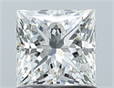 Natural Diamond 1.00 Carats, Princess with  Cut, G Color, VS2 Clarity and Certified by GIA