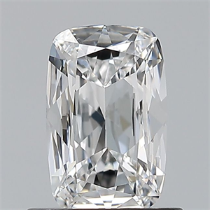 Foto Diamante Natural 0.57 quilates, Del cojín , Color E, claridad VVS2 y certificado GIA de