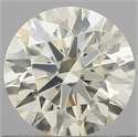 Natural Diamond 0.71 Carats, Round with Excellent Cut, L Color, VS1 Clarity and Certified by IGI