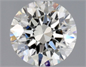 Diamante Natural 0.90 quilates, Redondo , Color J, claridad SI1 y certificado GIA