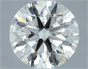 Diamante Natural 0.53 quilates, Redondo , Color J, claridad VVS1 y certificado GIA