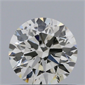 Natural Diamond 0.60 Carats, Round with Excellent Cut, I Color, SI2 Clarity and Certified by IGI