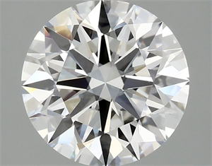 Picture of Lab Grown Diamond 2.59 Carats, Round with Ideal Cut, E Color, VVS2 Clarity and Certified by IGI