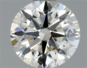 Foto Diamante Natural 0.65 quilates, Redondo , Color I, claridad SI1 y certificado GIA de