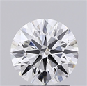 Lab Grown Diamond 1.50 Carats, Round with Ideal Cut, D Color, VS1 Clarity and Certified by IGI