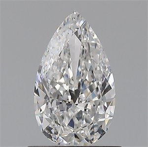 Picture of Natural Diamond 0.60 Carats, Pear with  Cut, E Color, VVS1 Clarity and Certified by GIA