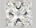 Natural Diamond 1.04 Carats, Princess with  Cut, G Color, VS2 Clarity and Certified by GIA