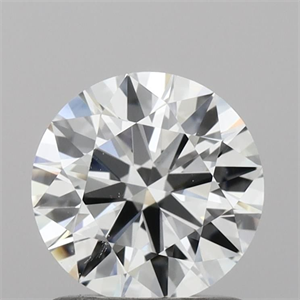 Picture of Lab Grown Diamond 1.07 Carats, Round with Excellent Cut, E Color, VVS2 Clarity and Certified by IGI