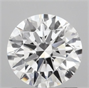 Lab Grown Diamond 1.07 Carats, Round with Ideal Cut, D Color, VS1 Clarity and Certified by IGI