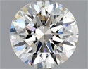 Natural Diamond 2.03 Carats, Round with Excellent Cut, H Color, VS2 Clarity and Certified by GIA