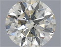Natural Diamond 0.81 Carats, Round with Excellent Cut, K Color, SI2 Clarity and Certified by IGI
