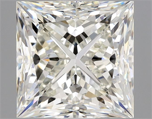 Picture of Natural Diamond 1.20 Carats, Princess with  Cut, J Color, VVS2 Clarity and Certified by GIA